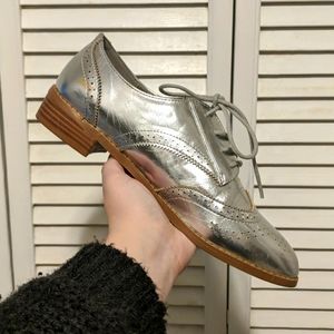 Forever 21 Chrome Oxfords